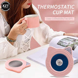 Warmer Pad Cat Shape Constant Temperature 55 Degrees Intelligent Automatic Cup Mat Keep Drink Warm Heater Mug Mat Warmer