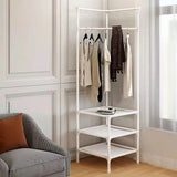 Corner coat rack Clothes rack Hangers triangle hangers Bedroom shelving Floor-to-ceiling clothes storage shelves