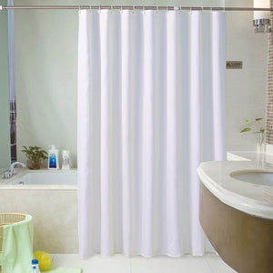 White Shower Curtains Waterproof