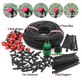 Automatic Watering Garden Hose Micro Drip Watering Kits with Adjustable Drippers