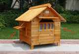Outdoor Solid Fir Wood Dog House