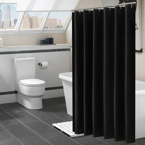 Waterproof Modern Black Shower Curtains