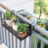 COSTWAY Balcony Hanging Flower Stand