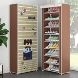 Multilayer Shoe Rack Detachable Dustproof Nonwoven Fabric Shoe Cabinet Home Standing Space-saving Stand Holder Shoes Organizer