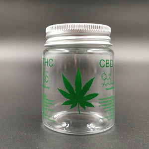 Weed Storage Bottle Jar Glass Sealed Small Jar with Lid 1pcs