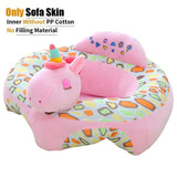 Baby Sofa Chair Cushion COVER Cartoon Crown Plush Seat Pads Floor Cushions Comfortable Filler Cradle Mat for Toddler Children