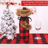 Christmas Wine Bottle Cover Merry Christmas Decor For Home 2020