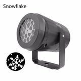 New Christmas Snowflake Laser Projector Light Lamp Rotating LED Stage Lighting Effect