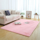 Silky Fluffy Carpet Modern Home Decor Long Plush Shaggy Rug Children&#39;s Play Mats Sofa Living Bedroom Bedside Mat Balcony Carpets