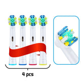 Oral B Electric Toothbrush Heads Replaceable Brush Heads For Oral B Electric Advance Pro Health Triumph 3D Excel Vitality 4pcs