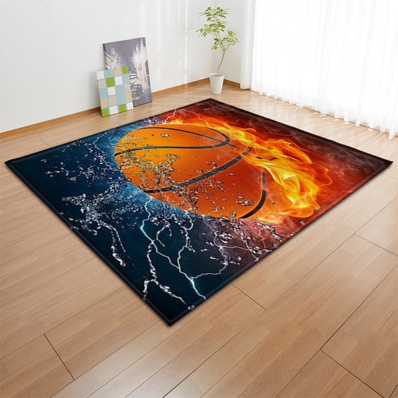 3D Sports Basketball Carpet