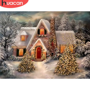 HUACAN 5D Diamond Painting Winter Full Square/Round