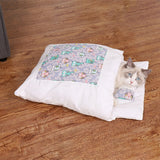 Removable Dog Cat Bed Cat Sleeping Bag Sofas Mat Winter Warm Cat House Small Pet Bed Puppy Kennel Nest Cushion Pet Products
