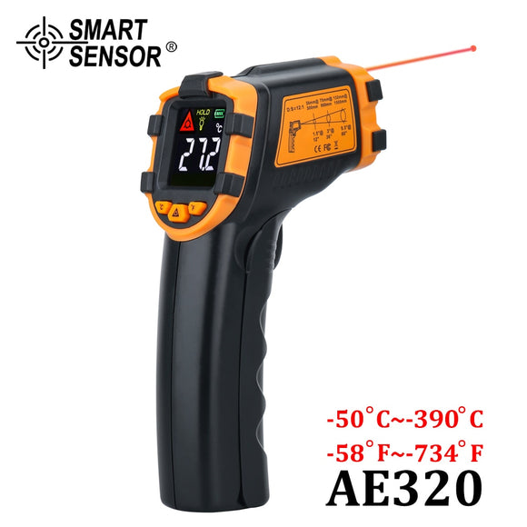 Digital Infrared Thermometer Non-Contact Laser Termometer IR LCD Display Temperature Meter Gun Pyrometer Temperature Instruments