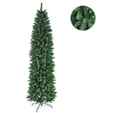 6ft/7ft/8ft Artificial Christmas Trees with Lights Holiday Home  Snow Decoration