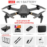 V4 Rc Drone 4k HD Wide Angle Camera 1080P WiFi fpv Drone Dual Camera Quadcopter Real-time transmission Helicopter Toys