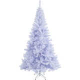 LBSISI Life Christmas Tree Plastic Premium Artificial Christmas Tree White Tree Art Navidad Xmas Decoration Tree 4ft/5ft/6ft