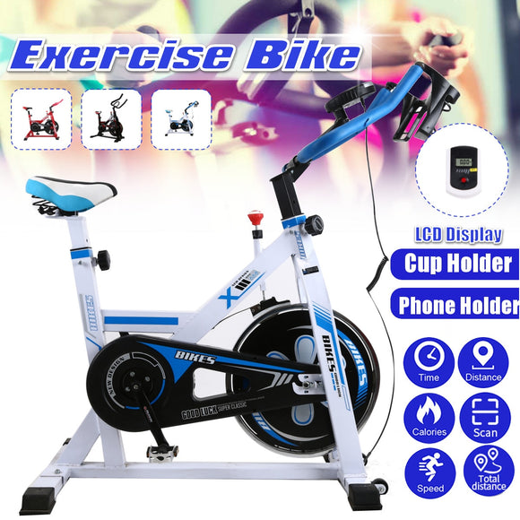 Indoor Stationary Bike Enjoying Cycling Bike-Belt Drive Indoor Magnetic Exercise Bike Home Cardio Gym Workout