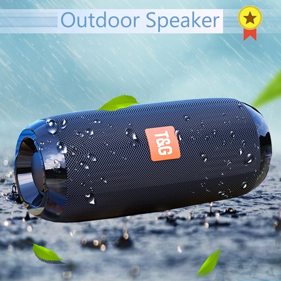 Portable Bluetooth Speaker Wireless Bass Column Waterproof Outdoor Speakers Boombox AUX TF USB Subwoofer Stereo Loudspeaker Som