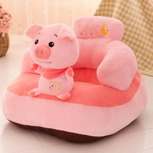 Baby Sofa Support Seat Cover Washable Plush Chair Cover Learn to Sit Comfortable Toddler Nest Puff Cradle Without Inner Cotton