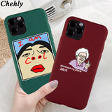 Cool Phone Case for IPhone 6s 7 8 11 12 Plus Pro Mini X XS MAX XR SE Funny Cartoon Cases Soft Silicone Fitted Accessorie Covers