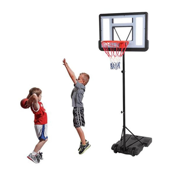 RCtown Basketball Portable Removable Transparent Backboard Basketball Stand For Youth And Adults Family Indoor Outdoor