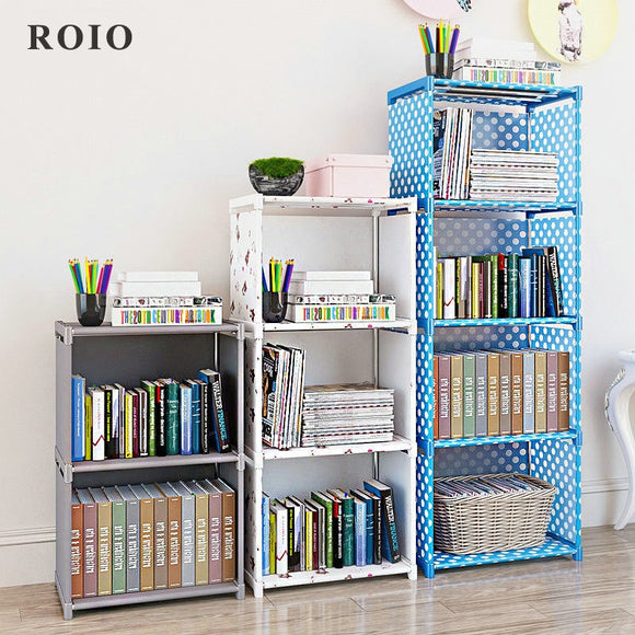 Multi-layer DIY Simple Bookshelf Easy Assembly Bookcase Can Be Moved Children's Debris Rack Shelf Home Furniture Book Shelf 2021