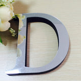 letters  English Acrylic Sticker Love Characters Home Decoration  3d Mirror Wall Stickers Alphabet Logo