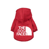Designer Pet Dog Clothes Sweater, Four Seasons Medium and Large Dog Hoodie The Dog Face Labrador French Bulldog Jacket Clothing