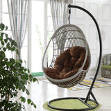 Egg Chair Swing Hammock Cushion Hanging Basket Cradle Rocking Chair Cushion Garden Outdoor Indoor Home Decor No Swing Chair