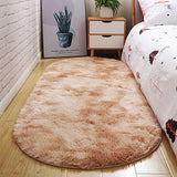 Bubble Kiss Oval Fluffy Carpet For Living Room Plush Bedroom Rugs 4.5CM Long Pile 10 Colors Customized Home Decor Rugs Floor Mat