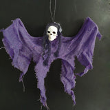 Halloween Hanging Skull Head Ghost Haunted House Escape Horror Props Ornament Halloween Party Decorations for Home Terror Scary