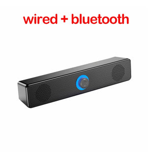 Soundbar With Subwoofer TV Sound Bar Home Theatre System Bluetooth Speaker Extra Bass PC Computer Speakers Bass Stereo