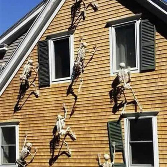2021 Scary Halloween Decoration Halloween Props Luminous Hanging Decor Outdoor Party Horror Luminous Movable Skull Skeleton