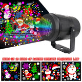 Christmas Laser Projector Indoor Outdoor Light 16 Patterns For Christmas New Year Stage Disco Home Party Decor High-brightness