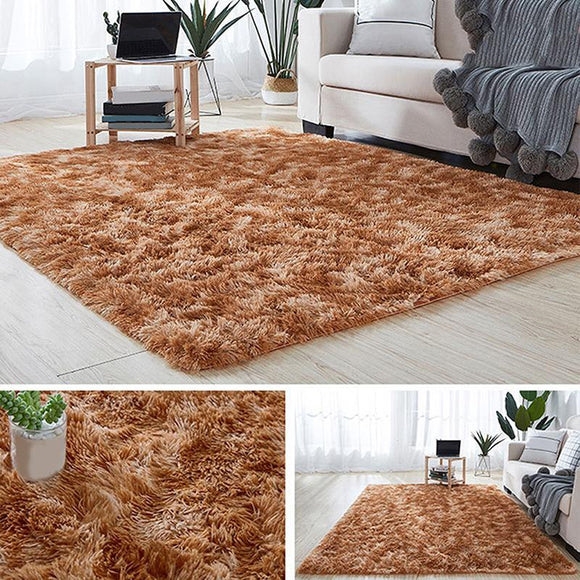 Plush Rug Fluffy Thick Carpets Anti-slip Carpet For Living Room  Bathroom Soft Long Rugs Floor Mat Gray Kids Room Mat  40*60cm