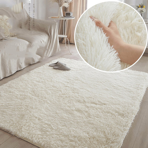 Plush Carpet Living Room Decoration Fluffy Rug Thick Bedroom Carpets Anti-slip Floor Soft Lounge Rugs Large Carpets Floor