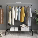 Removable Coat Rack Clothes Hanger With Wheel Wardrobe Clothing Drying Rack Storage Rack Organizer Garment Clothes Holder Shelve