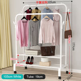 Removable Coat Rack Clothes Hanger With Wheel Wardrobe Clothing Drying Rack Storage Rack Organizer Garment Clothes Holder Shelve