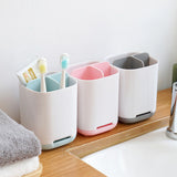 Electric Toothbrush Holder Bedroom Storage Shelf Plastic Containers Baskets Home Organizer Accessories Makeup Dental Brush Rack