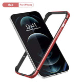 Luxury Aluminum Metal Silicone Bumper Protective Shell for IPhone 13 Mini 13 Pro Max 13 Pro 12Pro 12 11Mobile Phone Accessories