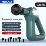 MUKASI Massage Gun Deep Tissue Electric Massager Neck Body Muscle Stimulation Percussion Pistol Pain Relief Relaxation Fitness