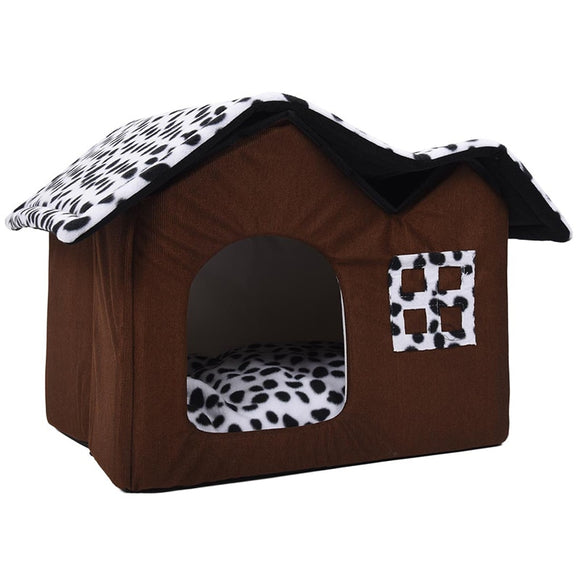 Pet House Foldable Bed With Mat